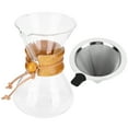 thumbnail image 4 of Machine à Café Réutilisable avec Filtre en Acier Inoxydable, Cafetière Résistante aux Hautes Températures, Apparence Magnifique pour Bureau et Maison 400 ml, 4 of 7