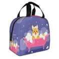 thumbnail image 2 of Honeii Dog Washes in a Bath Print Lunch Bag Women, Lunch Box Lunch Bag for Women Adult Men, Small Leakproof Cute Lunch Tote Large Capacity Reusable, 2 of 8