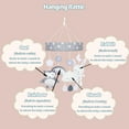 thumbnail image 4 of Blublu Park Hanging Rotating Toys for Baby Crib Mobile Stroller Car Seat, Soft Sensory Toy for Babies, 0-24 M, 4 of 7