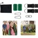 thumbnail image 4 of Correas para colgar columpios LzGUNGY kit de columpio de árbol doble 150 cm correas de hamaca resistentes, 4 of 5