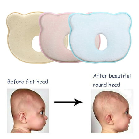 TKOOFN Soft Infant Newborn Baby Pillow for Toddler Nursing Shaping Pillow Head Memory Cushion Pillows Child Baby Sleeping Head Protection (Best Pillow For Baby Flat Head)