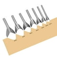 thumbnail image 3 of Unique Bargains V-Shaped Leather Cutter Punch 15-45mm Strap End Punch Tool Set 7 Pack, 3 of 5