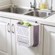 thumbnail image 5 of Wall Mounted Household Foldable Trash Can Kitchen Folding Trash Can Hanging Plastic Telescopic Storage Bin, 5 of 6