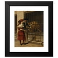 thumbnail image 2 of Louis-Charles Bombled 15x17 Black Modern Framed Museum Art Print Titled - Visit to Artis (1882), 2 of 5