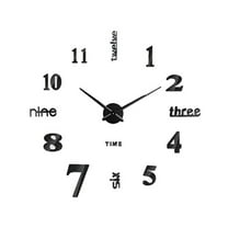 VerPetridure Clock From Wall To Wall Adhesive Mirror Large Clock For The Living House