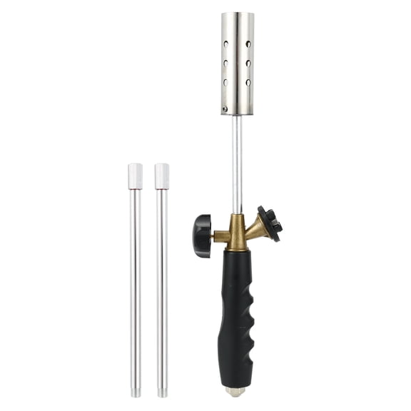 Long Arm Burner Weed Torches Camping Picnic High-temperature Flamethrower Suitable for Instant Charcoal Ignition, Outdoor Cooking, Firepits, Camping, BBQ – Portable High-Power Blowtorch With Stand an