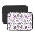 thumbnail image 2 of Bingfone Lavender Flowers Laptop Sleeve Case 13 inch , 360° Protective Computer Carrying Bag, 2 of 8