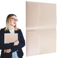 thumbnail image 2 of 2-Pocket Plastic File Folder, Poly File Pocket Folder, Office Presentation Folder, Document Organizer, Business Portfolio Folder, Ideal for Office and Daily Working, 11.42×9.45 Inch, 2 of 7