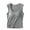 Grey, variant on Womens Tank Tops Women Solid Cool Modal Ribbed Integrated Padded Sling Vest Wire Free Supportive Camisole Gather Bust Hide Side Fat Base Layer Tank Top For Summer Daily Wine Red XXL