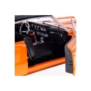 1965 Pontiac GTO, Orange - Maisto 31885OR - 1/18 scale Diecast Model Toy Car