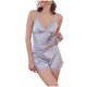 thumbnail image 1 of Mujeres Seda Pijamas Conjunto de Pantalones Cortos Cuello en V Encaje Recorte Superior con Pantalones Cortos Elásticos Ropa de Dormir, Pijama Suave Conjunto para las Mujeres, 1 of 7
