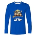 thumbnail image 5 of Frnrwgo Men's Halloween Graphic T-Shirt Long Sleeve Crew Neck Pullover Casual Tee for Fall, 5 of 5