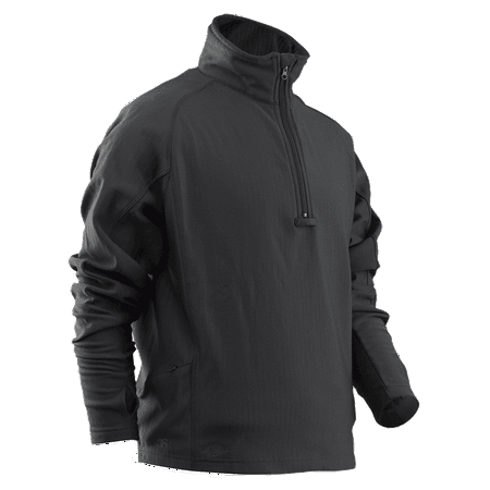 24-7 SHIRT; MEN'S GRID FLEECE ZIP THROUGH PULLOVER