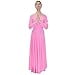 thumbnail image 3 of Danzcue Robe de Danse Ample à Manches Longues pour Femmes, Rose, Moyen, 3 of 4