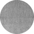 thumbnail image 1 of Ahgly Company Indoor Round Solid Gray Modern Area Rugs, 7' Round, 1 of 4