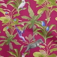 thumbnail image 1 of oneOone Silk Tabby Magenta Fabric Tropical Animal Craft Projects Decor Fabric Printed By The Yard 42 Inch Wide, 1 of 4