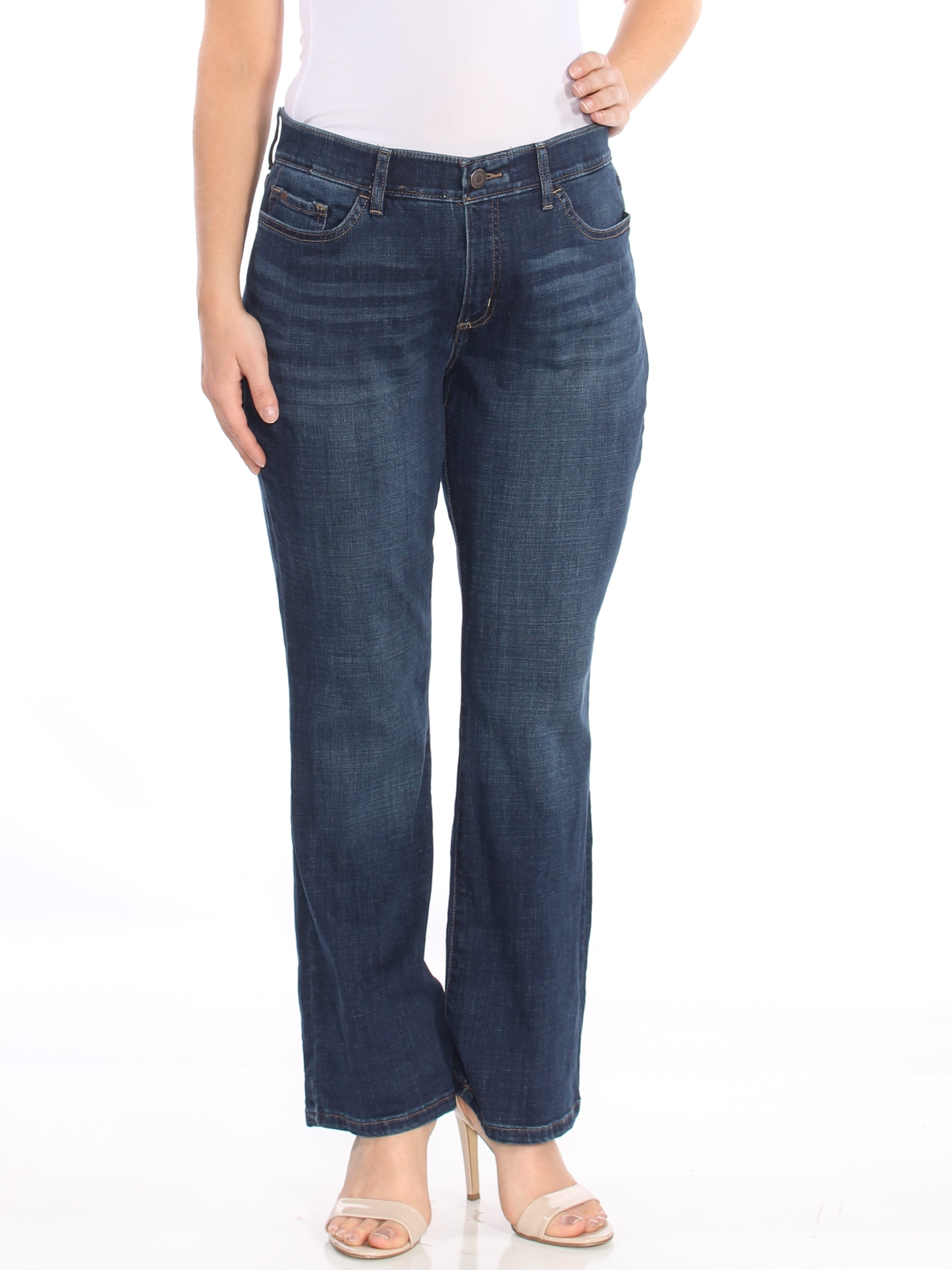Lee - LEE Womens Blue Boot Cut Jeans Size: 14 - Walmart.com - Walmart.com