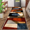 thumbnail image 2 of 2x6 FT Kitchen Runner Rugs Non Skid Washable, Faux Wool Rug Runners for Hallways Bathroom Carpet Runner, Soft Indoor Modern Floor Rug for Entryway Laundry Room, 2 of 11