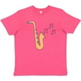thumbnail image 3 of Inktastic Saxophone Player Music Gift Youth T-Shirt, 3 of 5