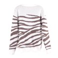 thumbnail image 3 of Vedolay Womens Sweaters Women's Sweaters Causal Long Sleeve V Neck Lightweight Pullover Top,White S, 3 of 5