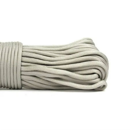 

LXJNGSJ Durable Mil Spec Type III Woven Parachute Cord Lanyard with 9 Strands Ropes for Outdoor Tools 550 Strength Hanging Paracord 100 FT 31m Length