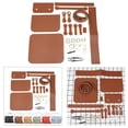 thumbnail image 4 of Sac à Bandoulière en Cuir Fait Main pour Femmes Fabrication Complète Sac à Bandoulière Complet Marron, 4 of 8