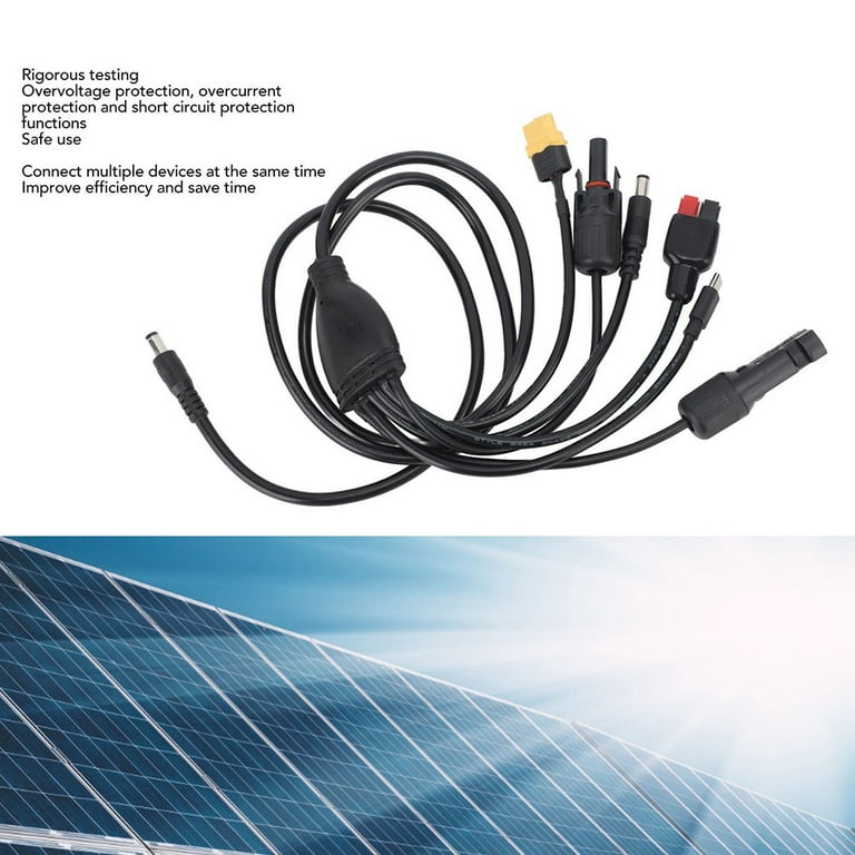 1.5m/3m Câble de connexion solaire 12AWG XT60I 2+1 Plug Battery