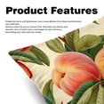 thumbnail image 2 of Peach Luxurious Velvet Throw Pillow Inserts with Unique Patterns - Set of 2 (16x16, 18x18, 20x20 Inches) for Bed, Chair Pillow Covers for Any Occasion, 2 of 6