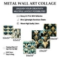 thumbnail image 4 of Designart "Deco Splendor In Blue & Beige" Damask Wall Art Set Of 5 - Blue Bohemian For Bedroom Wall Art Set, 4 of 6