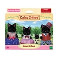 Calico Critters Midnight Cat Family, Set of 4 Collectible Doll Figures ...