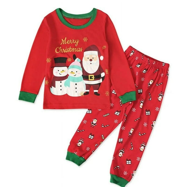 Conjunto de ropa de Papá Noel para bebé, disfraz de Navidad, pijamas para el hogar, ropa para niños pequeños, traje para niños, Invierno
