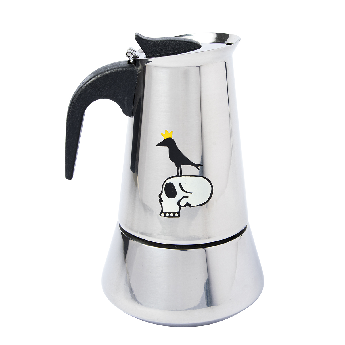 Stove Espresso Maker Italian Coffee Maker Moka Pot,Moka Express Stainless Steel Coffee Maker 4cup 200ml