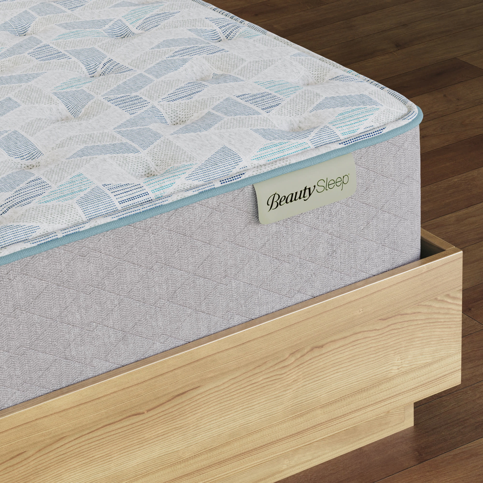 Beauty Sleep Slumberscape 13.75" Plush Mattress -Full - Innerspring; Fiberglass-Free