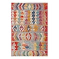 thumbnail image 2 of Unique Loom Outdoor Modern Collection Area Rug - Tamarindo (5' 3" x 8' Rectangle Multi/Burgundy), 2 of 10