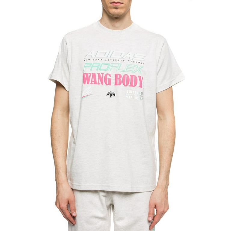 Adidas x Alexander Wang Graphic Tee, Small, Heather/White Adidas x Alexander Wang Graphic Tee, Small, Heather/White