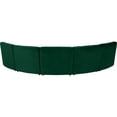 thumbnail image 4 of Meridian Furniture Sectionnel Modulaire 5 Pcs en Velours Vert Limitless, 4 of 9