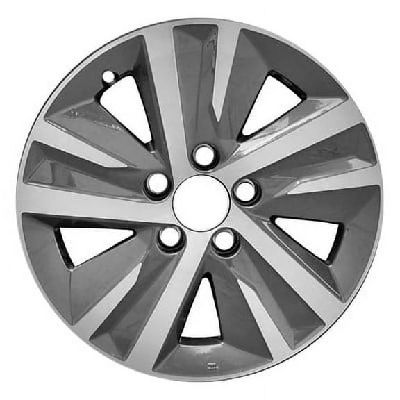 Kai Aluminum Alloy 17 X 7.5 New Wheel Replica, All Silver, Fits 2011 - 2013 Toyota Highlander