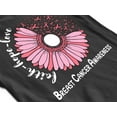 thumbnail image 4 of Breast Cancer Support Faith Hope Love Sunflower Daisy Men's T-shirt, M, Charcoal, 4 of 6