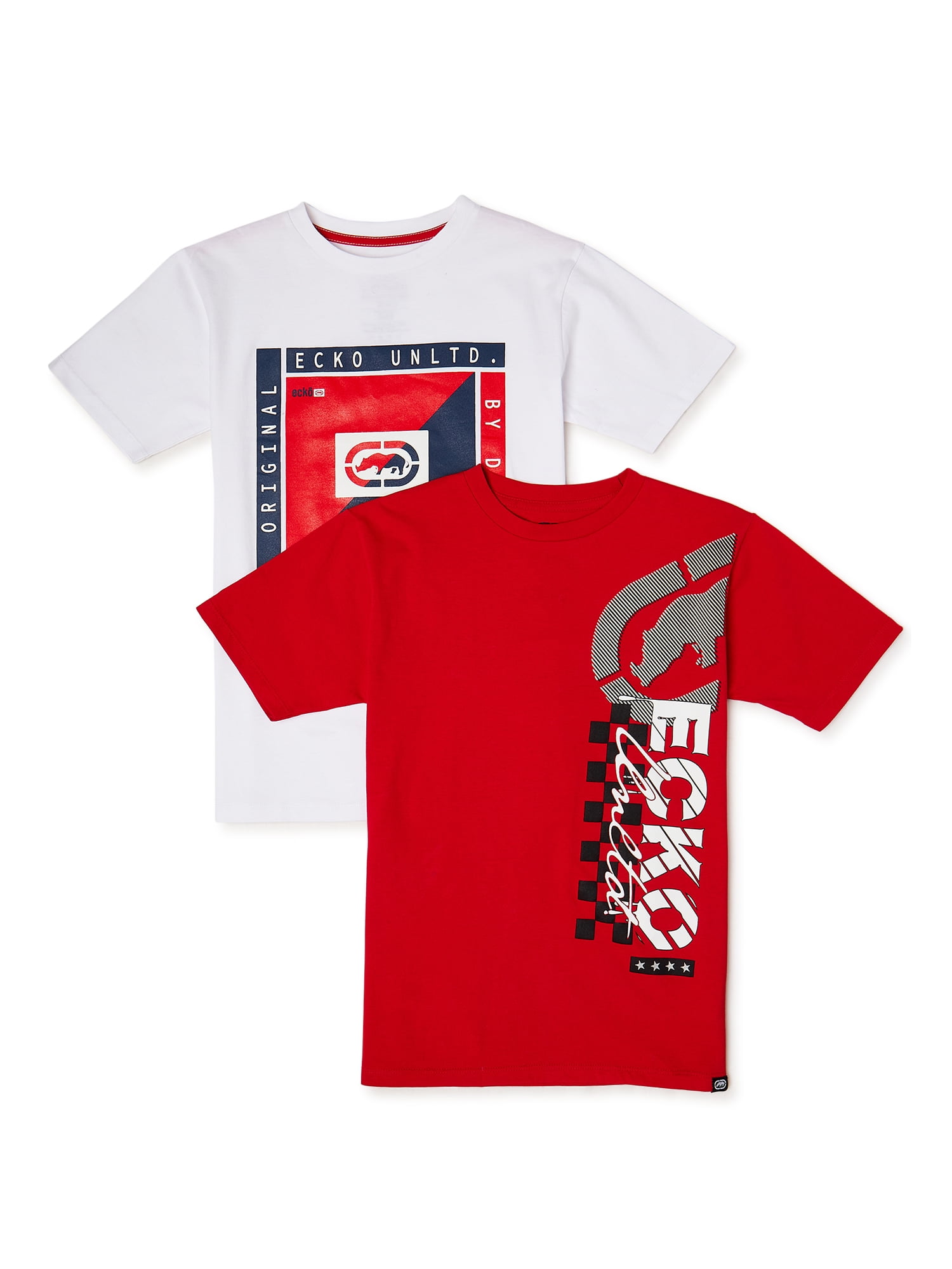 pegefinger hvad som helst Opdagelse Ecko Boys Graphic T-Shirts, 2-Pack, Sizes 4-16 - Walmart.com