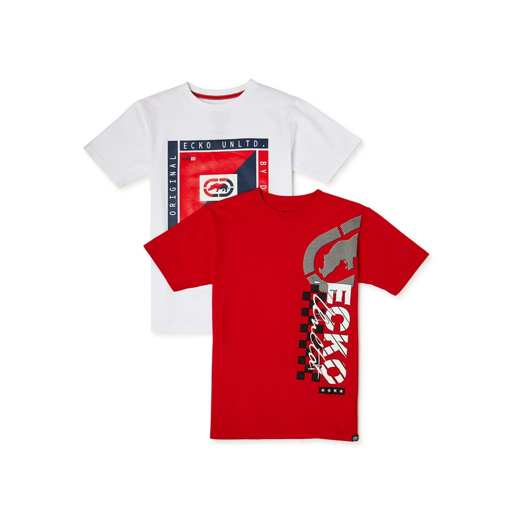 Ecko Unltd. Ecko Boys Graphic TShirts, 2Pack, Sizes 416 Walmart