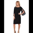 thumbnail image 2 of Vestidos de para Mujer, con Mangas Abullonadas, para Fiestas, Bodas y Cócteles Negro XXL, 2 of 7
