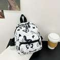 thumbnail image 2 of New Cute Funny Butterfly Backpack, Soft College Canvas Student School Bag, Small Backpack, 2 of 6