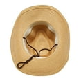 thumbnail image 5 of iHPH7 Packable Straw Hat for Women Cowboy Hats for Women Cowboy Straw Hat Women Straw Hats for Summer Straw Cowgirl Hat, Khaki One Size, 5 of 5