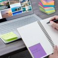 thumbnail image 5 of Sticky Notes, 12 Pack Stick Note Pad 12 Assorted Color Self Sticky Memo Pads for Office, School and Home Uses (Square Shape), 5 of 5