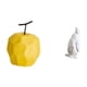 thumbnail image 5 of Escultura De Fruta De Pingüino De Porcelana, Adorno Coleccionable, Estatua Geométrica De Resina, Decoración De Mesa Para Oficina, Inauguración De La Casa, Festival., 5 of 8
