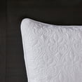 thumbnail image 5 of Regency Heights Quebec 3 Piece Bedspread Set Lightweight Reversible Bedding Set, King, White, 5 of 10