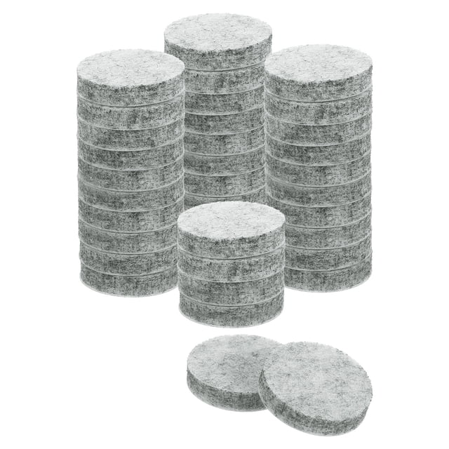 Furniture Sliders, Round Self Adhesive Felt Furniture Pads, Floor Protectors for Furniture Feet Hardwood Floors 1" 36Pcs