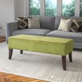 thumbnail image 2 of CorLiving Antonio Green Velvet 46" Wide Bench, 2 of 7