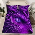 thumbnail image 2 of Castle Fairy Magical Dragon Queen Sheet Sets for Teens Boys Girls,Gothic Animal Bed Set, 2 of 7