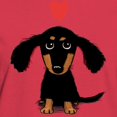 thumbnail image 3 of CafePress - Cute Dachshund Women's Dark T Shirt - Women's Traditional Fit Dark T-Shirt, 3 of 4